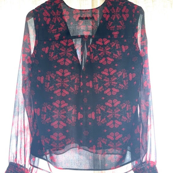 Alice + Olivia Floral Cassandra Blouse - Picture 3 of 8